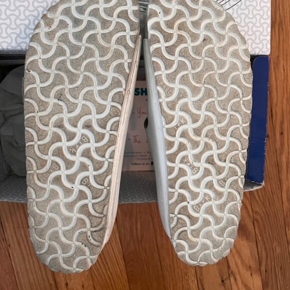White Leather Birkenstocks - Picture 4 of 7